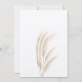 Invitation Boho summer pampas grass watercolor engagement (Dos)