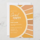 Invitation Boho Sun Class Graduation Party Photo (Devant)