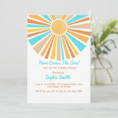 Invitation Boho Sun, Voici Le Fils, Arc-En-Ciel Rétro (Debout devant)