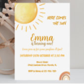 Invitation Boho Sunshine 1er anniversaire