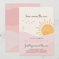 Boho Sunshine Voici Le Soleil Anniversaire Fête