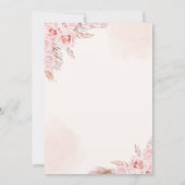 Invitation Boho Teddy Bear Baby Shower Girl (Dos)