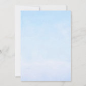 Invitation Boho Teddy Bear Boy Blue Bearly Wait Baby shower (Dos)