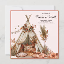 Boho Tent Garden Floral Mariage