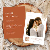 Invitation Boho Terracotta à la mode