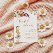 Invitation Boho Terracotta Gold Champagne Fête des mariées