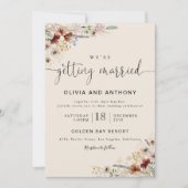 Invitation Boho Tiny Fleur sauvage cérémonie Mariage Invitati (Devant)