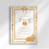 Invitation Boho tombe dans l'amour Baby shower d'automne fill
