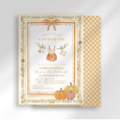 Invitation Boho tombe dans l'amour Baby shower d'automne fill
