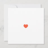 Invitation BoHO Toscane Corail Bourgogne Sauvez la date (Dos)