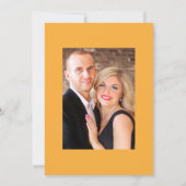 Invitation Boho Tournesol Eucalyptus Photo Mariage (Dos)