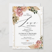 Invitation Boho Tout Ce Dîner De Répétition D'Amour (Devant)