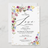 Invitation Boho Tout Ce Dîner De Répétition D'Amour (Devant)