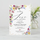 Invitation Boho Tout Ce Dîner De Répétition D'Amour (Debout devant)