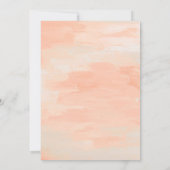 Invitation Boho Tribal Aquarelle Floral Vache Mariage crâne (Dos)