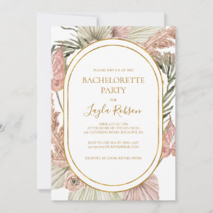 Invitation Boho Tropical Botanical Bachelorette