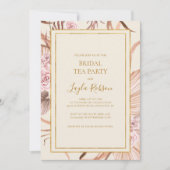 Invitation Boho Tropical Botanical | Soirée de thé pour les f (Devant)