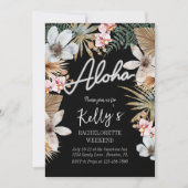 Invitation Boho Tropical Botanique Week-end (Devant)