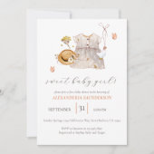 Invitation Boho Vêtements Vintages robe bébé fille (Devant)