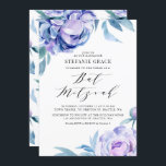 Invitation Boho Violet Aquarelle Peonies Floral Bat mitzvah<br><div class="desc">Invitation à la bat mitzvah florale violette avec des fleurs de pivoine aquarelle au motif floral assorti. Personnalisez en ajoutant vos propres détails. Cette invitation à la pivoine est parfaite pour tous les thèmes et toutes les saisons bat mitzvah.</div>