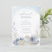 Invitation Boho Watercolor Beach Rehearsal Dinner (Debout devant)