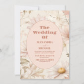 Invitation Boho Watercolor Mariage (Devant)