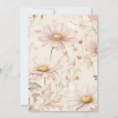 Invitation Boho Watercolor Mariage (Dos)