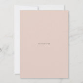 Invitation Boho Watercolor Mauve Peach Flowers Baby Brunch (Dos)