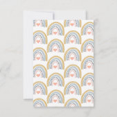 Invitation Boho Watercolor Rainbow Girl Baby Sprinkl (Dos)