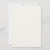 Invitation Boho wedding with ring and bride groom Silhouette (Dos)