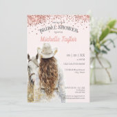 Invitation Boho Western Bride Wild West Country Cowgirl (Debout devant)