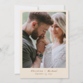 Invitation Boho Western Cowboy Mariage d'illustration (Dos)