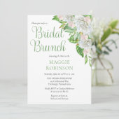 Invitation Boho White Roses | Brunch nuptial aux orchidées (Debout devant)