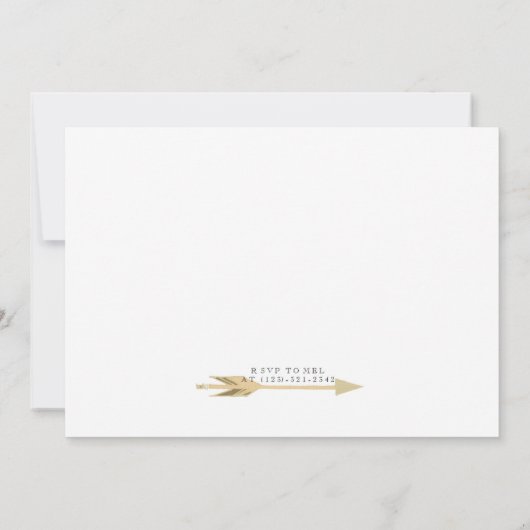 Invitation Boho Wild One | Première fête d'anniversaire (Dos)