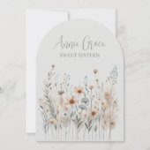 Invitation Boho Wildflower (Devant)