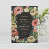 Invitation  Boho Wildflower Bridal Shower (Debout devant)