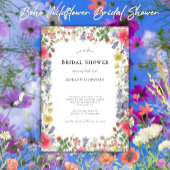 Invitation Boho Wildflower Bridal Shower