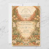 Invitation Boho Wildflower Desert Wedding (Devant)