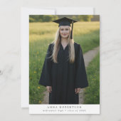 Invitation Boho Wildflower Graduation Party Photo (Dos)