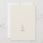 Invitation Boho Wildflower Photo Wedding (Dos)