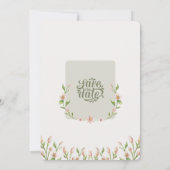 Invitation Boho Wildflower Watercolor Botanical Sage Wedding  (Dos)