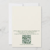 Invitation Boho Wildflowers Mushroom Magic QR Code Wedding (Dos)