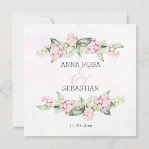 Invitation *~* Boho Winter Berry AR12 QR RSVP Mariage