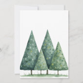 Invitation Boho Woodland Animaux Oh Baby shower (Dos)