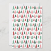 Invitation Boire à manger Soyez joyeux Typographie Noël (Dos)