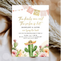 Boire de cactus Salsa froide Fiançailles à noeud c