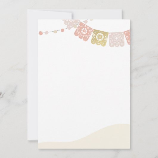 Invitation Boire de cactus Salsa froide Fiançailles à noeud c (Dos)