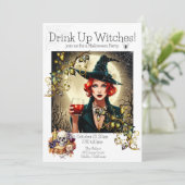 Invitation Boire des sorcières (Debout devant)