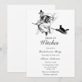 Invitation Boire des sorcières Bachelorette Party (Devant / Derrière)