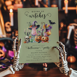 Invitation Boire Des Sorcières Cocktails